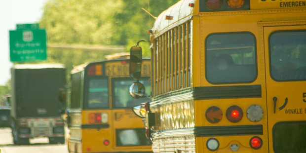 The CIA left "explosive training material" under the hood of a school bus in the US. Photo Istock