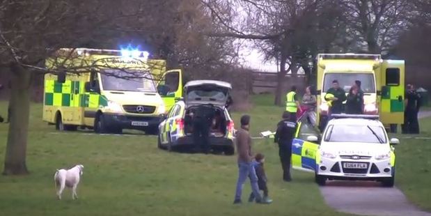 Video footage showed a number of ambulances at the scene of the accident. Photo / YouTube
