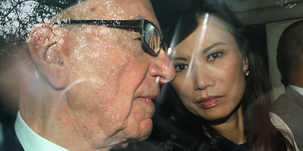 Wendi Deng Murdoch and Rupert Murdoch in 2012. Photo / Getty Images