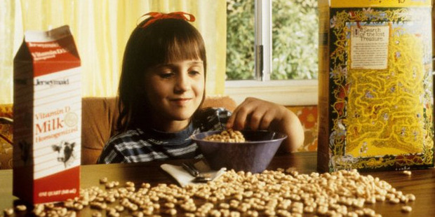 A scene from the movie Matilda.