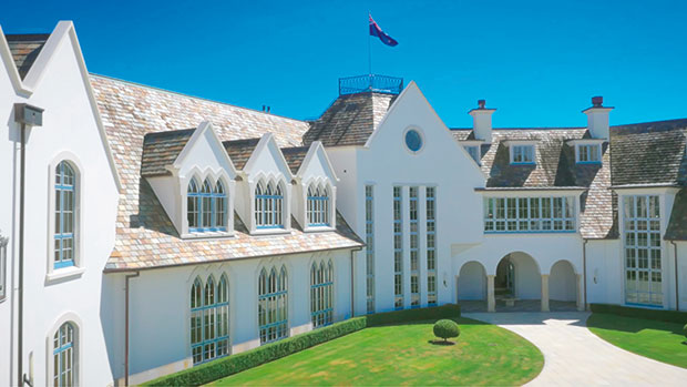 Kim Dotcom's mansion.