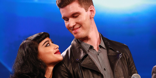 Natalia Kills and Willy Moon appear at Mediaworks' 2015 launch at Shed 10 in Auckland. Photo/Norrie Montgomery