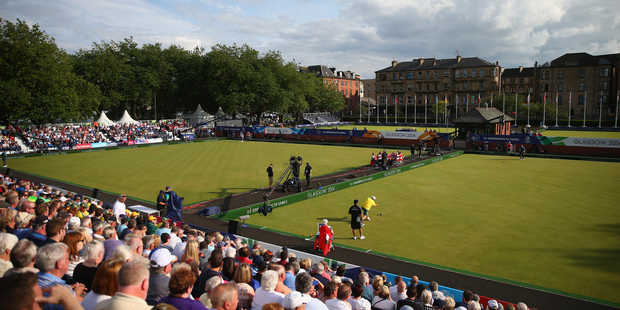 A general view of the Commonwealth Games bowls venue. Photo / Getty Images