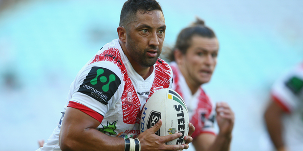 Dragons playmaker Benji Marshall says his future is unlikely to be decided for another three weeks. Photo/Getty.