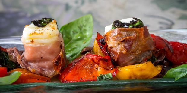 Buffalo mozzarella bocconcini at Farina restaurant. Photo / Michael Craig.