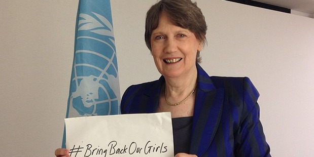 In announcing her bid to be Secretary-General, Clark spoke of the leadership skills she had shown as Prime Minister. Photo / Twitter