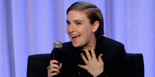 Writer and actress Lena Dunham. Photo / AP