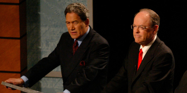 Winston Peters and Don Brash are on the same side in the iwi rights debate. Photo / Richard Robinson