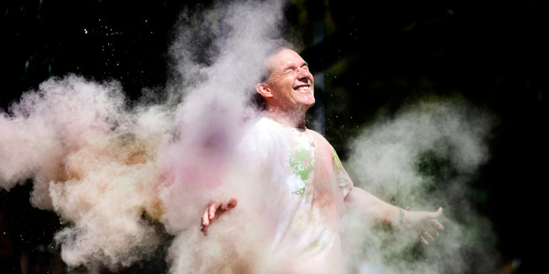 Bay of Plenty regional manager Dan Allen-Gordon. Colour Dash promo at the Bay of Plenty Polytechnic. Photo/George Novak