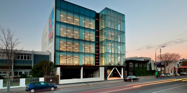 The refurbished five-level Telogis building in Victoria St.