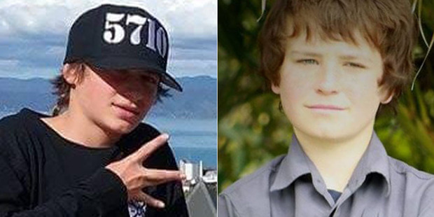 Hoani Korewha, 15, and Pacer Willacy-Scott, 15, died after their friend crashed a stolen car following a short police pursuit in Masterton. Photo / Supplied