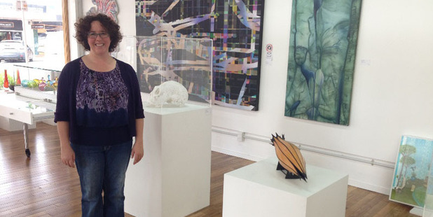 Sarah Ziessen who owns and runs Helium Gallery. Photo/Supplied