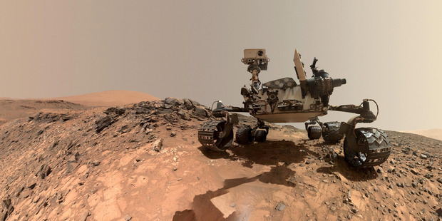 A selfie of Curiosity, the well-named rover that has been exploring Mars since 2012. Photo: NASA; JPL-CalTech; Malin Space Science Systems