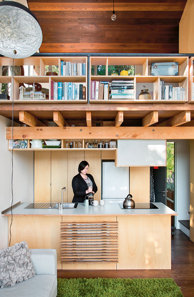 Inside Andrew Simpson and Krysty Peebles home.