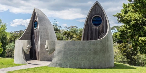 Matakana's ship-shaped cubicles are a nod to the local boat-building industry. Photo / Supplied