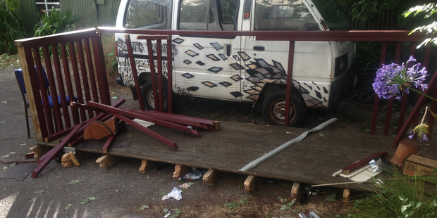A balcony collapsed during the concert, injuring a number of people during a Six60 concert in Dunedin. Photo / Supplied