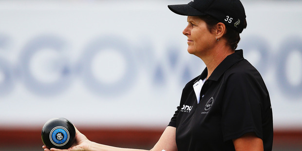 Jo Edwards during the 2014 Commonwealth Games. Photo / Getty Images