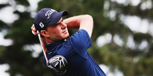 David Smail tees off during the NZPGA Golf Championship. Photo / Getty Images