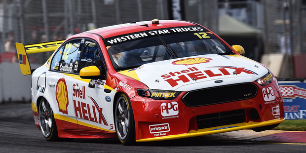Fabian Coulthard during qualifying for the V8 Supercars Clipsal 500. Photo / Getty Images