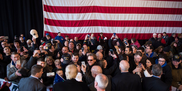 Donald Trump Holds Campaign Rally In Rochester, New York. Photo / Getty Images