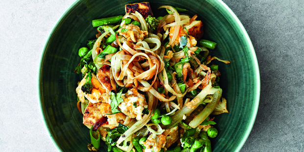 Singapore rice noodles.