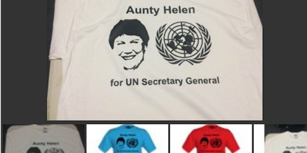 Jane reckoned it was one of her island supporters who first called her Aunty Helen. Anyone know the full story? Photo / Supplied