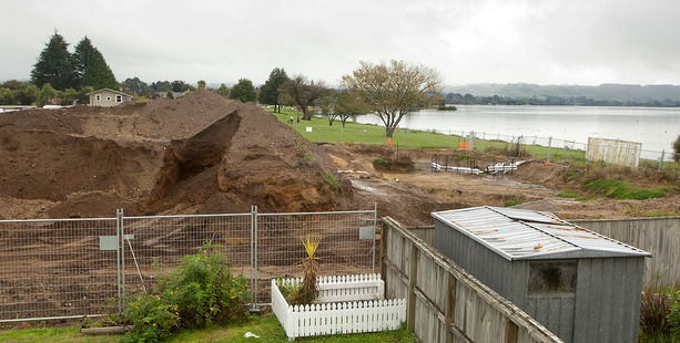New Whare Aroha dementia village under construction at Ngongotaha. Photograph by Ben Fraser.