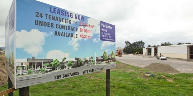 Construction work on Motion Entertainment started this month. PHOTO/STEPHEN PARKER