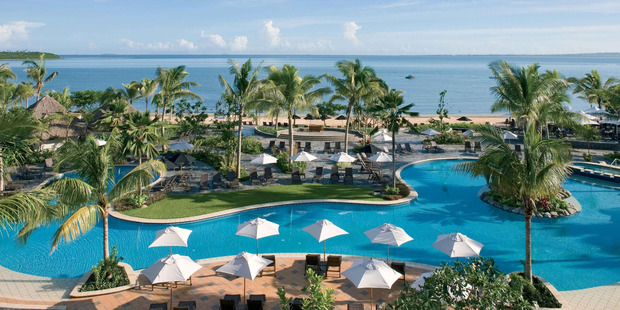 The Sofitel Hotel in Fiji.