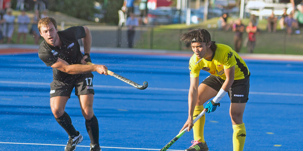 Nick Woods scored twice for the Black Sticks against Pakistan. Photo / Andrew Warner.