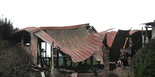 A fire completely destroyed a house in McMeeking Rd, Rangiuru, near Te Puke. File/Photo