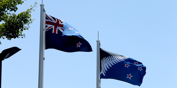Changing the flags would have been the first step to New Zealand becoming a republic. File