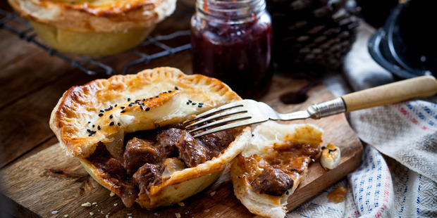 The survey involved 1360 people who had bought and eaten a savoury pie in the past three months. Photo / Babiche Martens