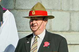Taradale RSA president Peter Grant.