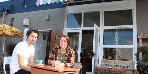Grey Garden Cafe owners Bruno Cavell and Amelia Hedge feel threatened following threats of legal action from a lifestyle brand in the USA.