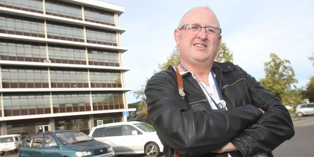 Carl Gilpin is disputing a $40 fine for illegal parking in a Masterton District Council-owned carpark in the town. PHOTO/ANDREW BONALLACK