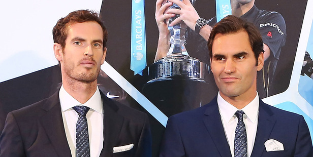 Roger Federer got one over Andy Murray. Photo / Getty