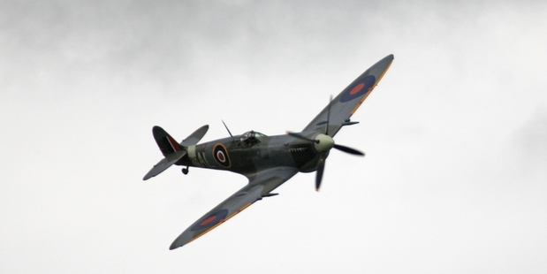 FLY BY: This restored Supermarine Spitfire will feature in the skies for Anzac Day.