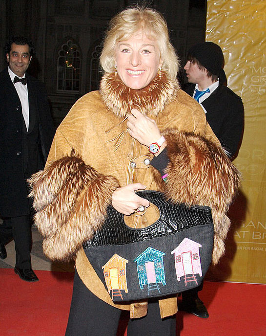Carol Thatcher with her handbag. Photo / Getty Images