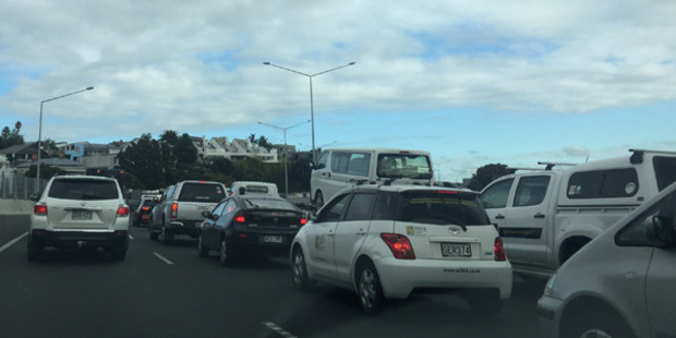 One motorist said: "We are barely even crawling". Photo / Supplied