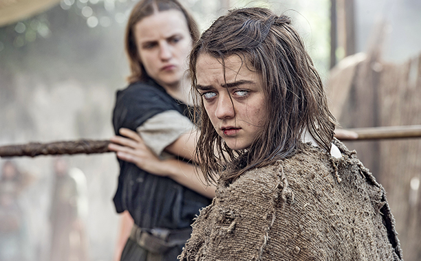 Maisie Williams as Arya Stark. Photo / Macall B. Polay, HBO