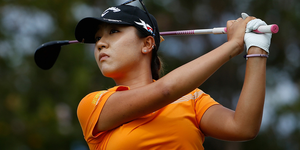 Lydia Ko plays a tee shot during the final round of the LPGA LOTTE Championship. Photo / Getty Images