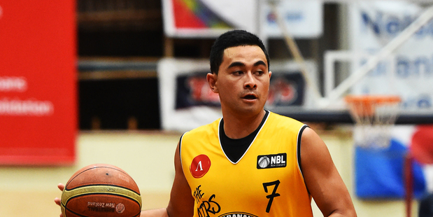 Taranaki player Houston O`Riley during an NBL Basketball game against the Nelson Giants. Photo / Photosport