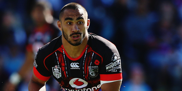 Five-eighth Thomas Leuluai has reinforced his commitment to the Warriors and dismissed reports linking him to a return to the UK Super League with St Helens. Photo / Getty Images