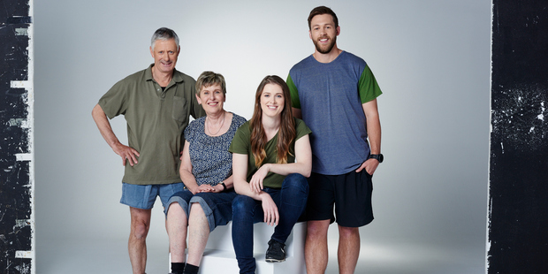 The Roughan family from Our First Home. Photo / Supplied