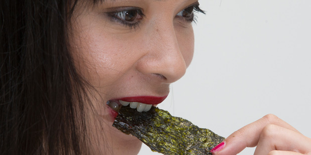 Seasoned seaweed snacks from Korea. Photo / Brett Phibbs