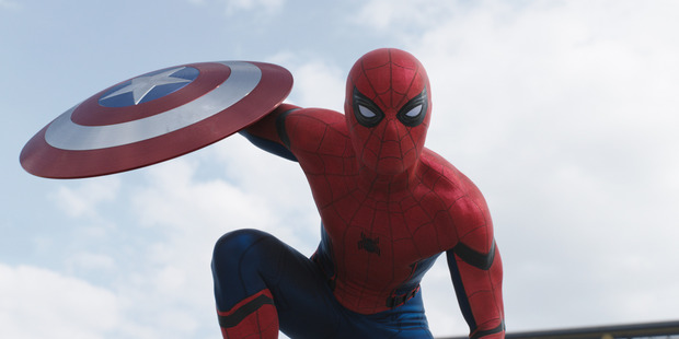 Spider-Man/Peter Parker played by Tom Holland in Marvel's Captain America: Civil War. Photo / Marvel