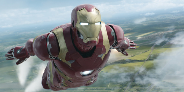 Iron Man/Tony Stark played by Robert Downey Jr. in Marvel's Captain America: Civil War. Photo / Marvel