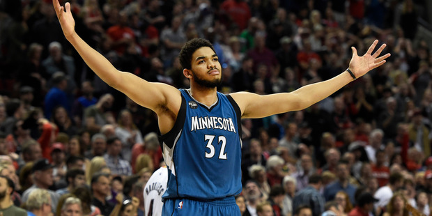 Prince was a big fan of the Minnesota Timberwolves. Photo / AP