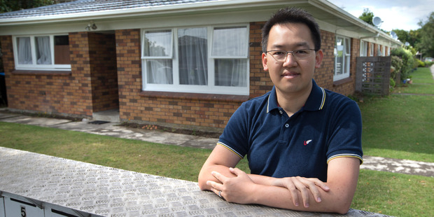 Gary Lin, an Auckland landlord aged 32 who has 11 rental properties. Photo / Nick Reed